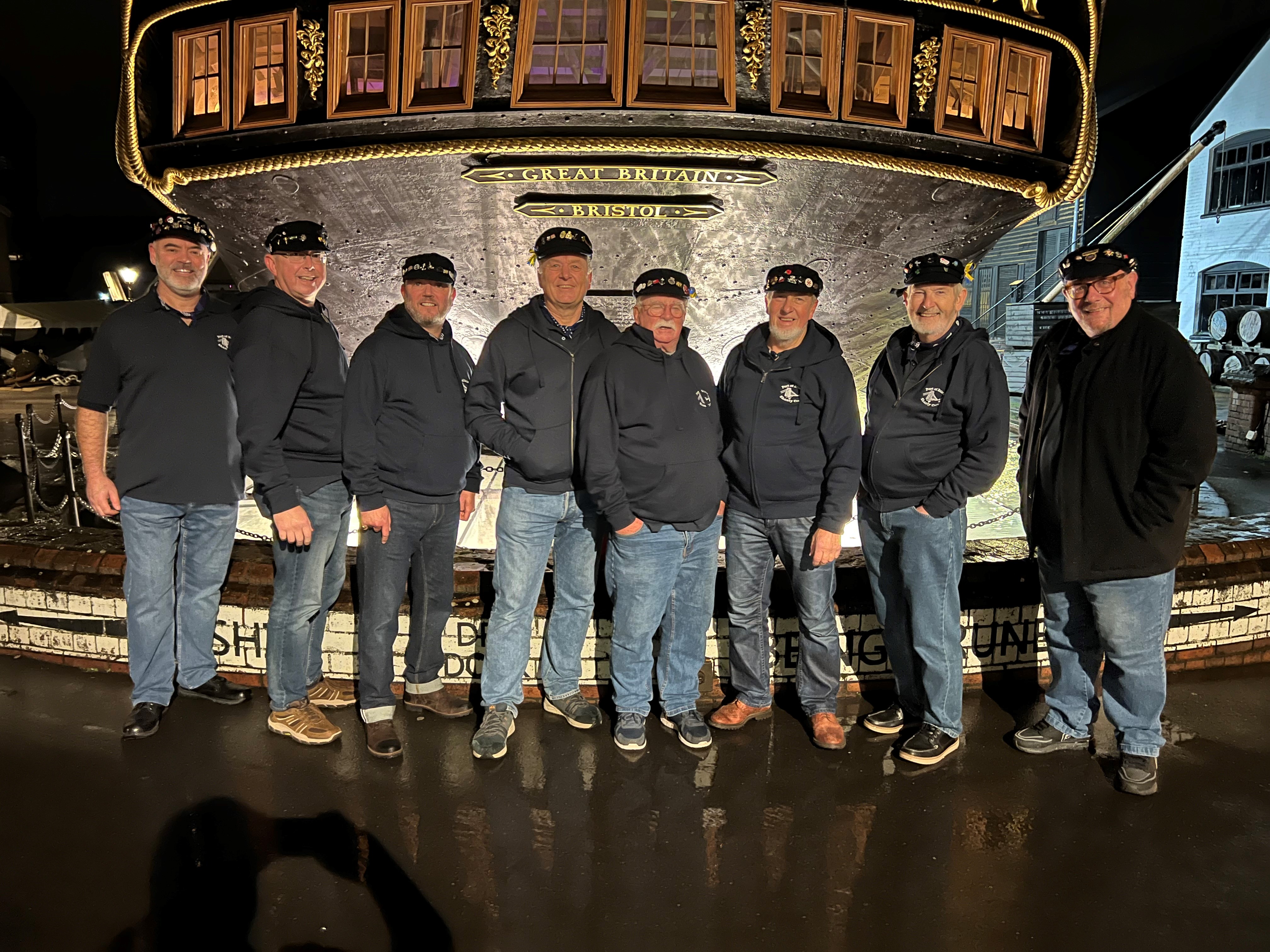 Shanty crew by SS Great Britain